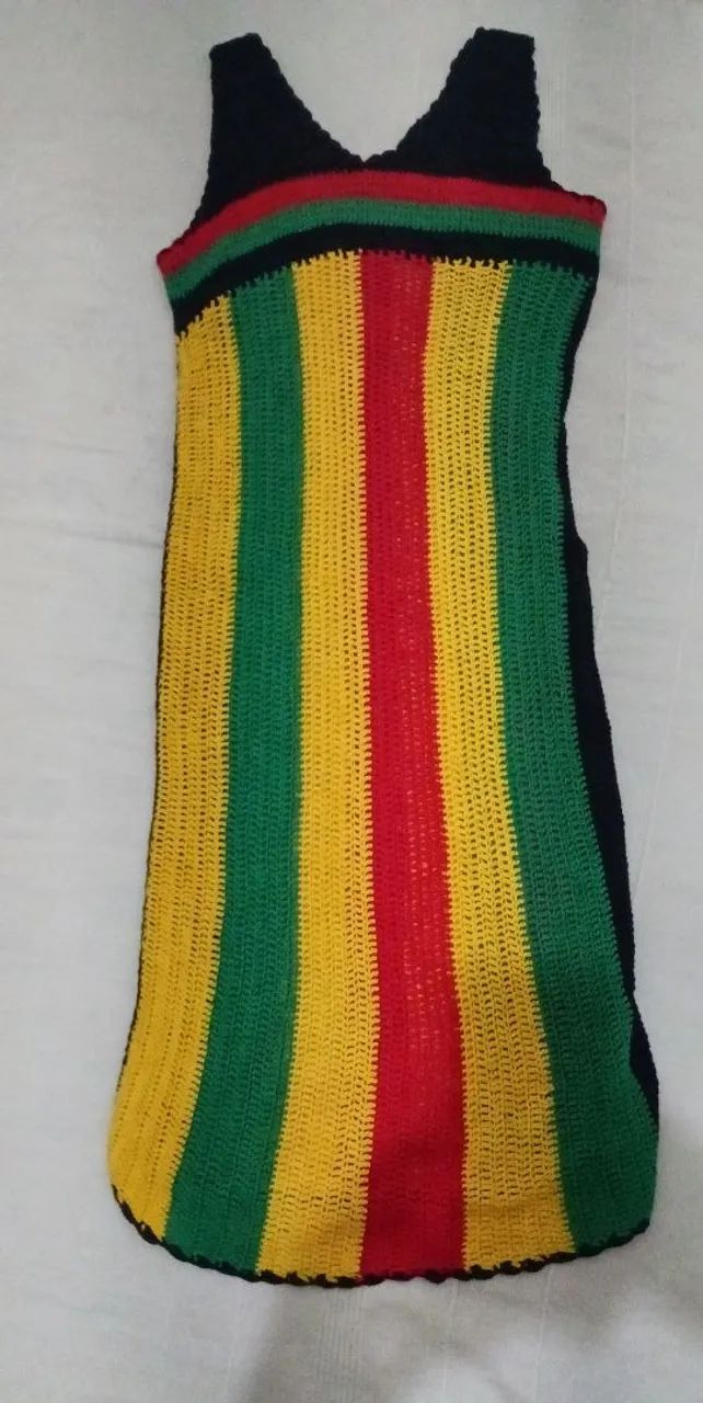 Vestido crochê rasta 