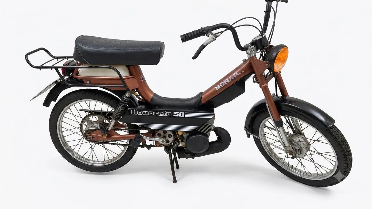 Mobylette Mobilete Monark 1987 Original Nunca Restaurada * - Foto 2
