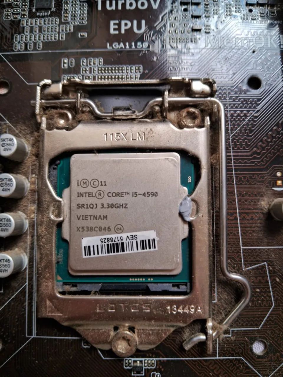 kit placa mae e processador i5 4 geração - Foto 2