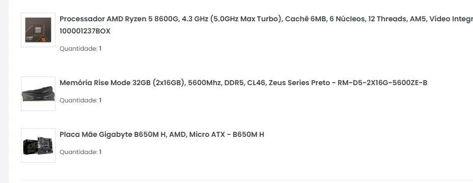 Pc Ryzen 5 8600g, 32gb RAM, placa de vídeo integrada. Sem ssd - Foto 4