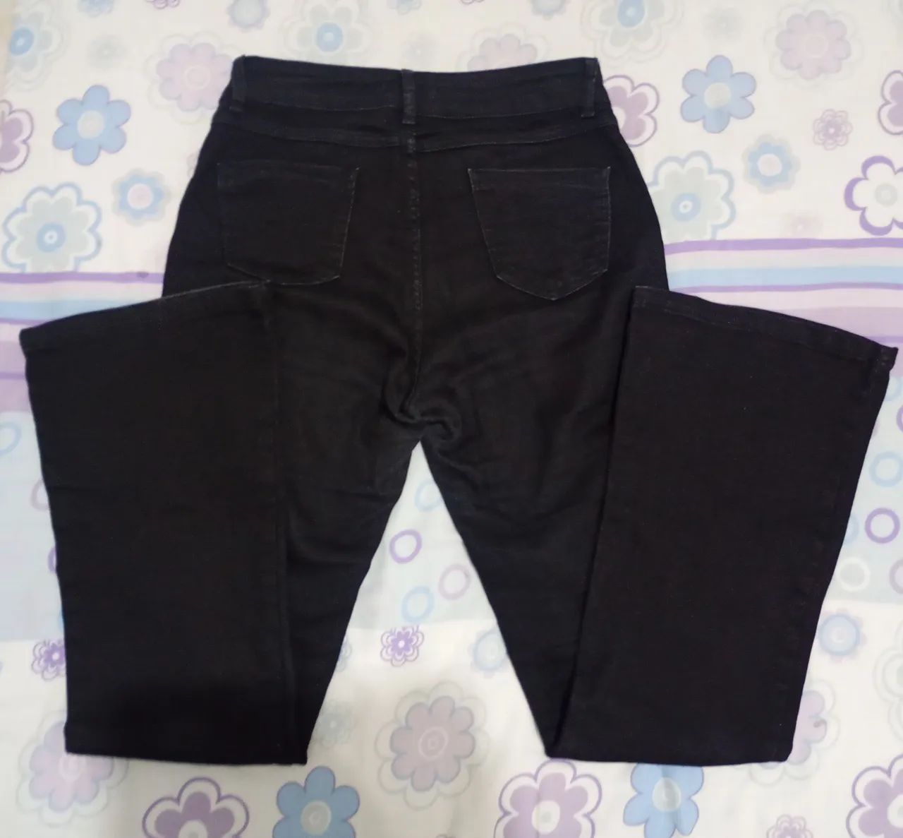 CALÇA JEANS PRETA - Foto 3