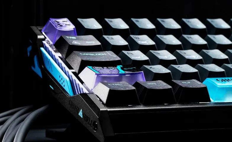 Teclado IQUNIX EV63 Ghost in the Shell Edition - Cyber Blue - Foto 3