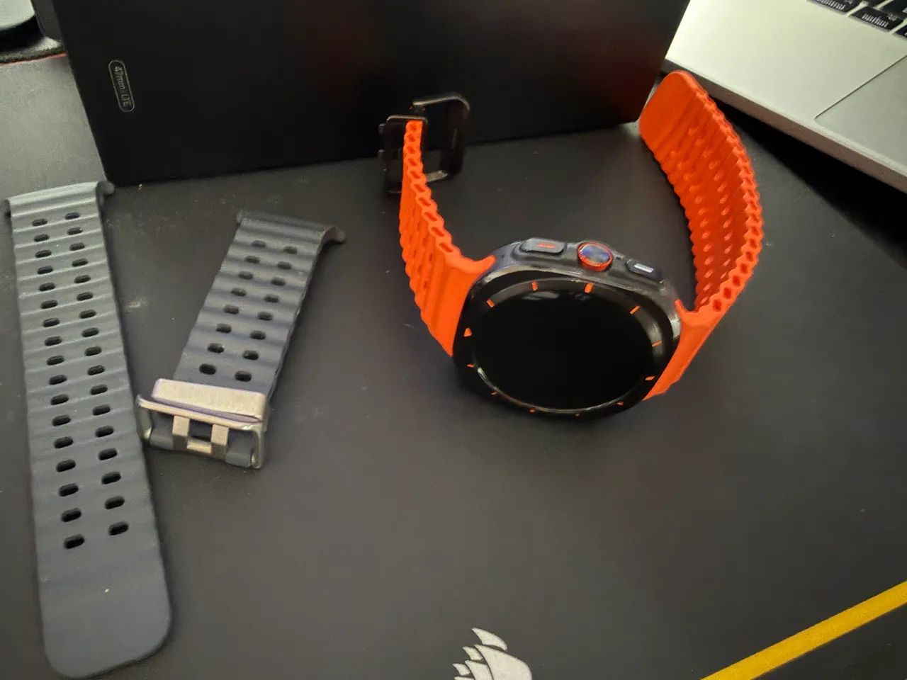 Galaxy Watch Ultra com 2 Pulseiras, caixa. - Foto 3