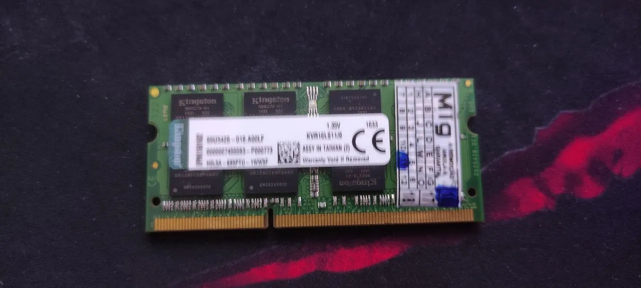 Memória DDR3 8gb Kingston - notebook  - Foto 2