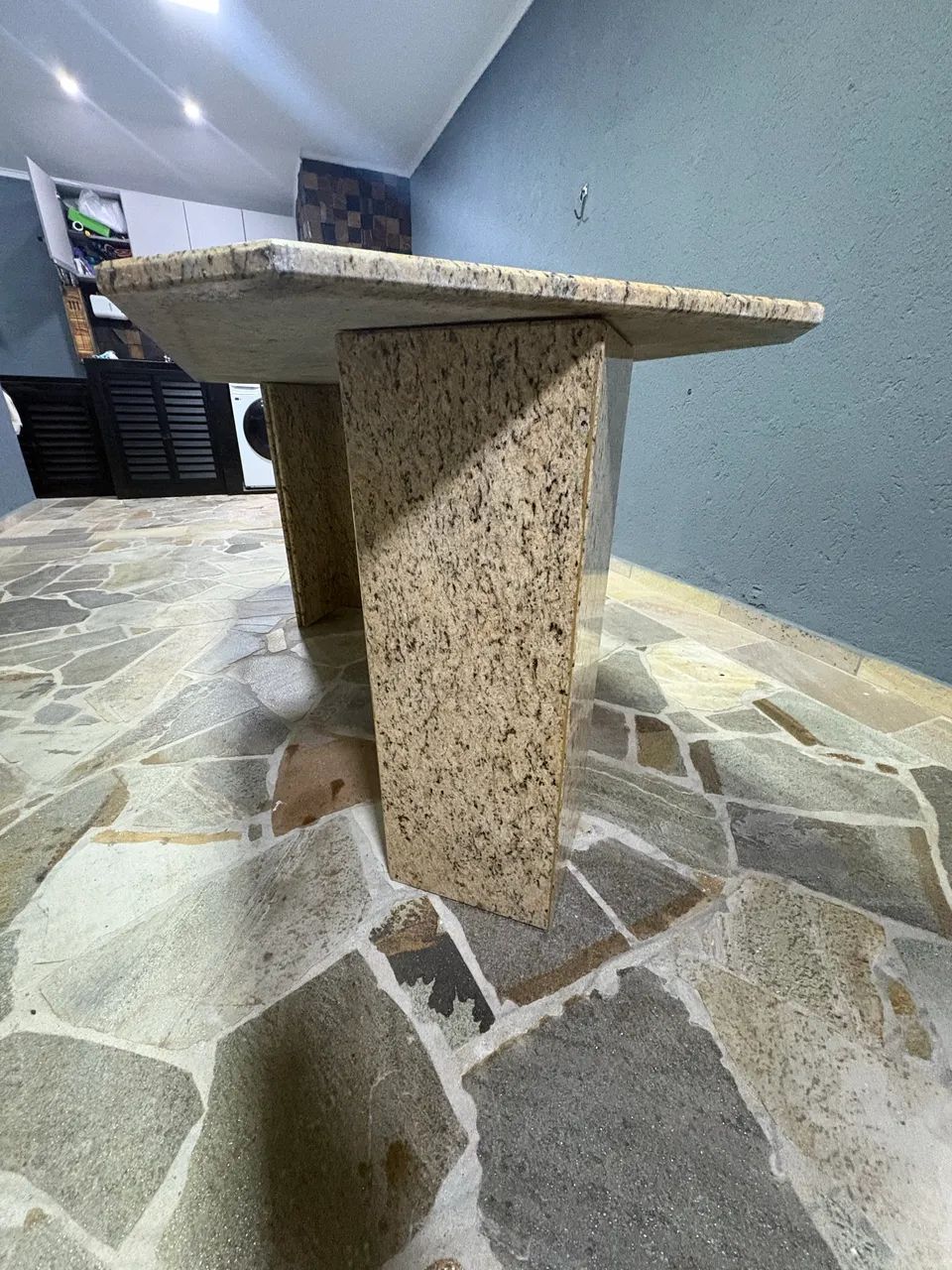 Mesa granito com base de apoio em granito - Foto 3