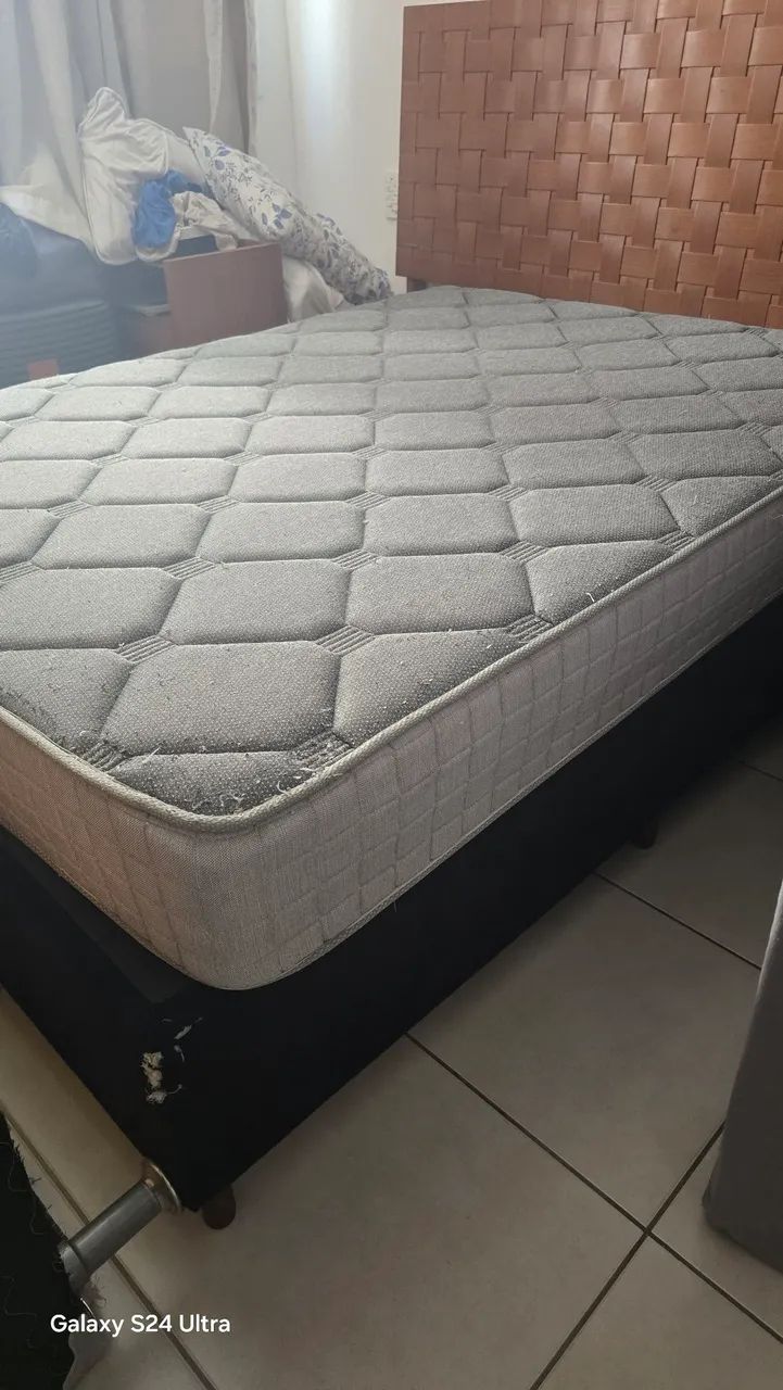 URFENTE Cama box casal. Colchão ortopédico excelente - Foto 3