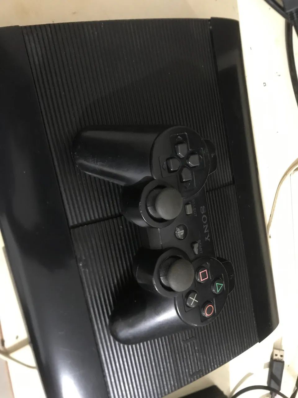 PlayStation 3 slim com controle sem fio original  - Foto 2