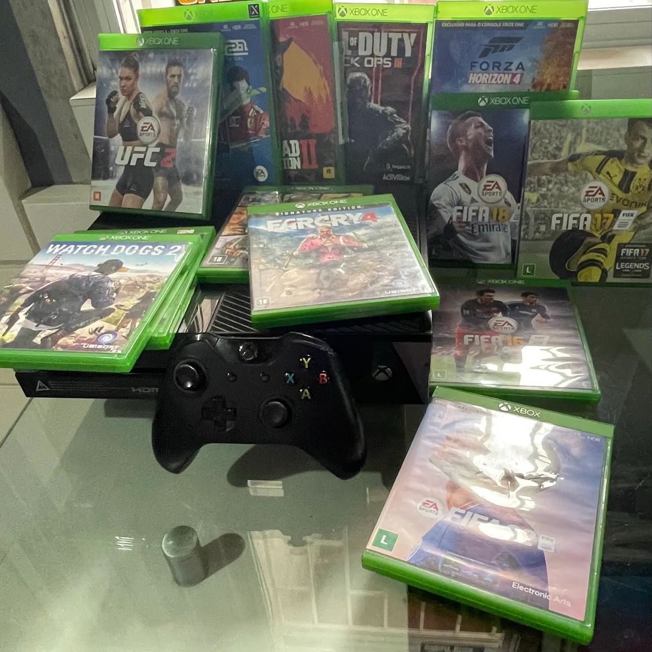 Xbox One + Kinect + Controle + Fone - Com Defeito