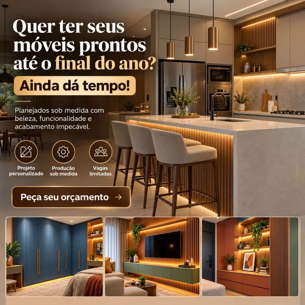 Móveis Sob Medida | Ainda para 2026!