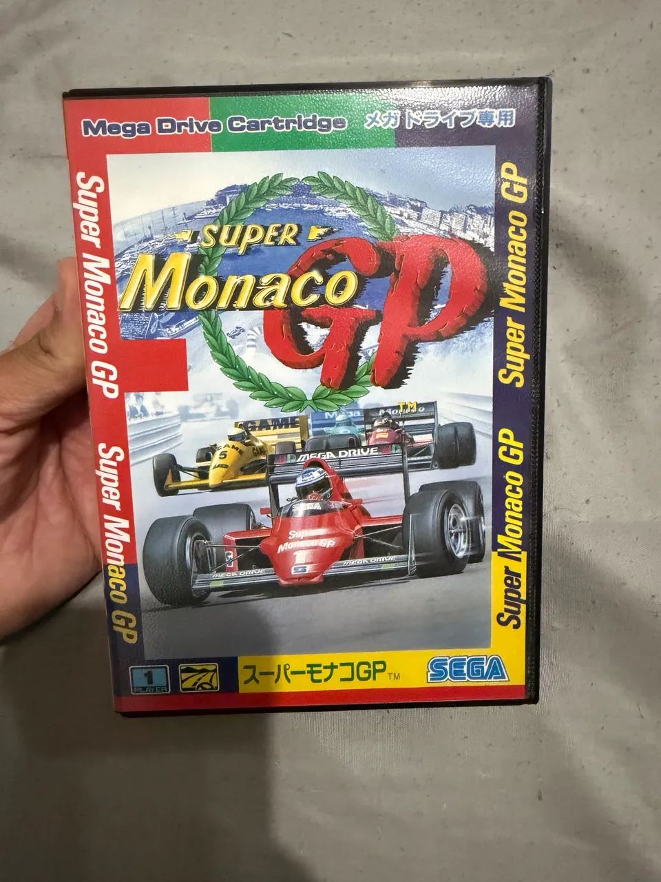 Super Monaco GP Mega Drive Japonês Completo 