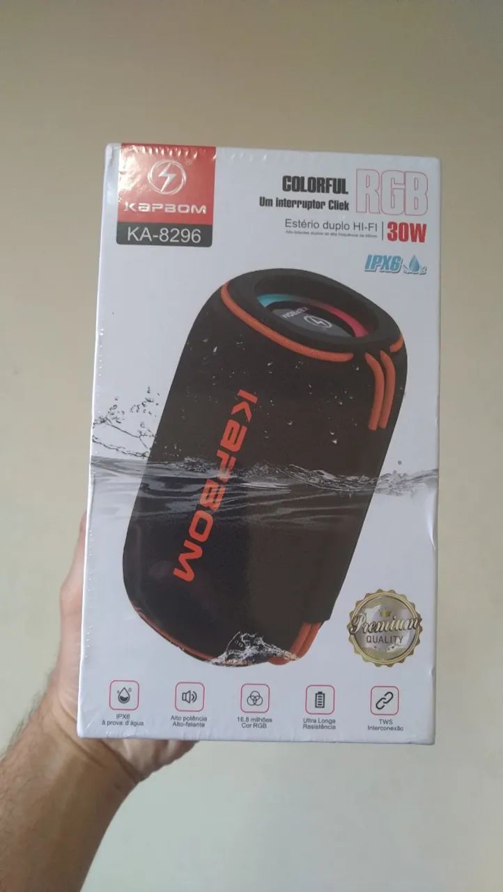 Caixa de Som Bluetooth Kapbom 30W - Foto 2