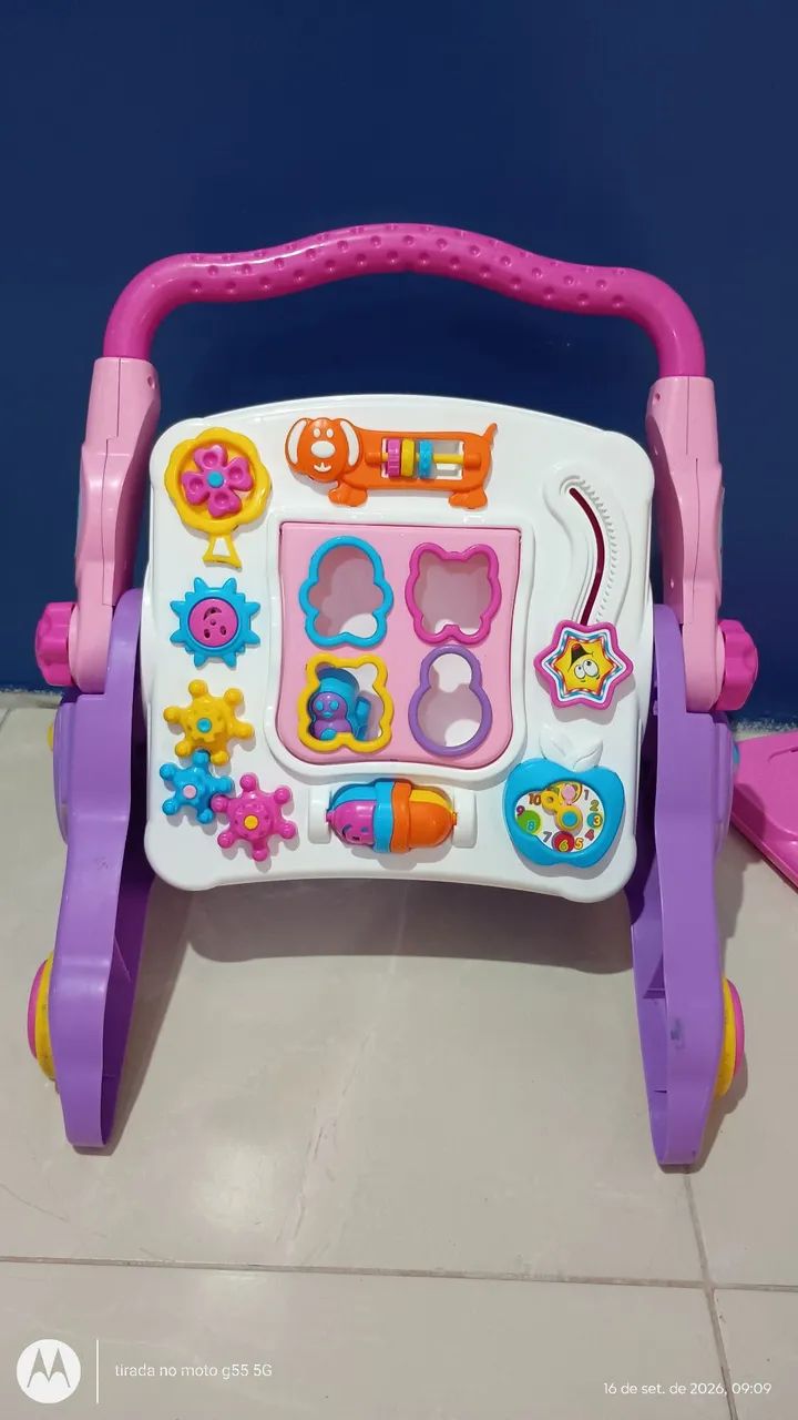 Andador bebê menina