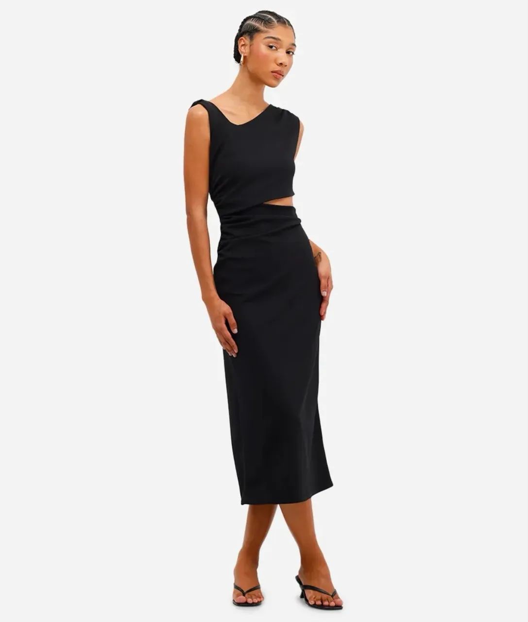 Vestido C&A Preto Midi - Foto 3