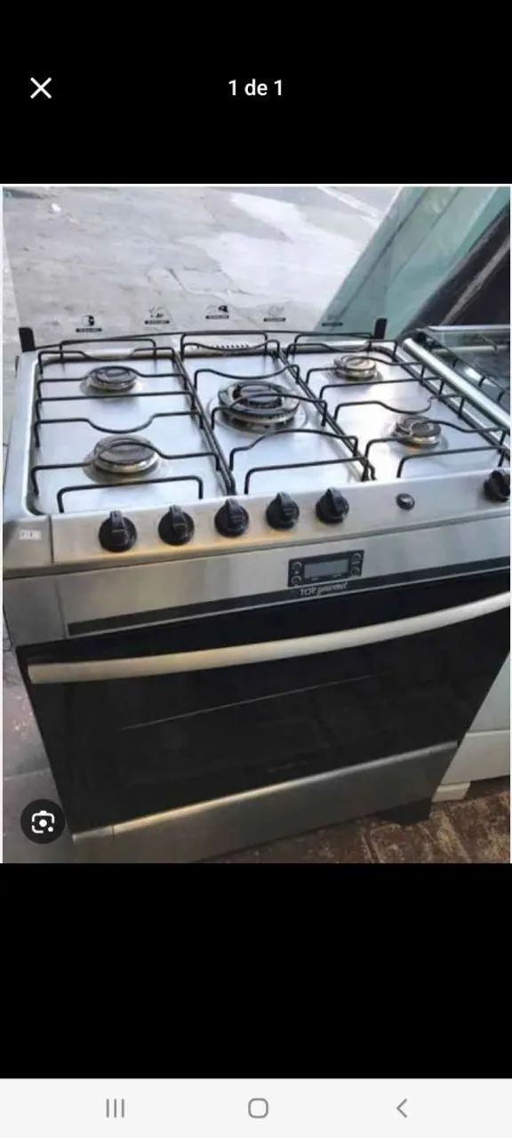 Ótimo fogão atlas 5 bocas inox funcionando perfeitamente(Guarapari) - Foto 4