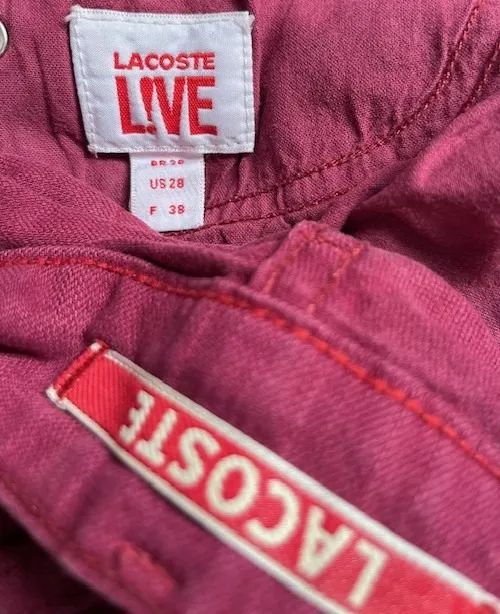 Calça Vinho Feminina Lacoste Manequim 38 - Foto 4