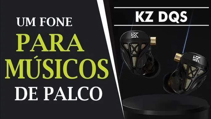 Kz dqs metal com microfone. 