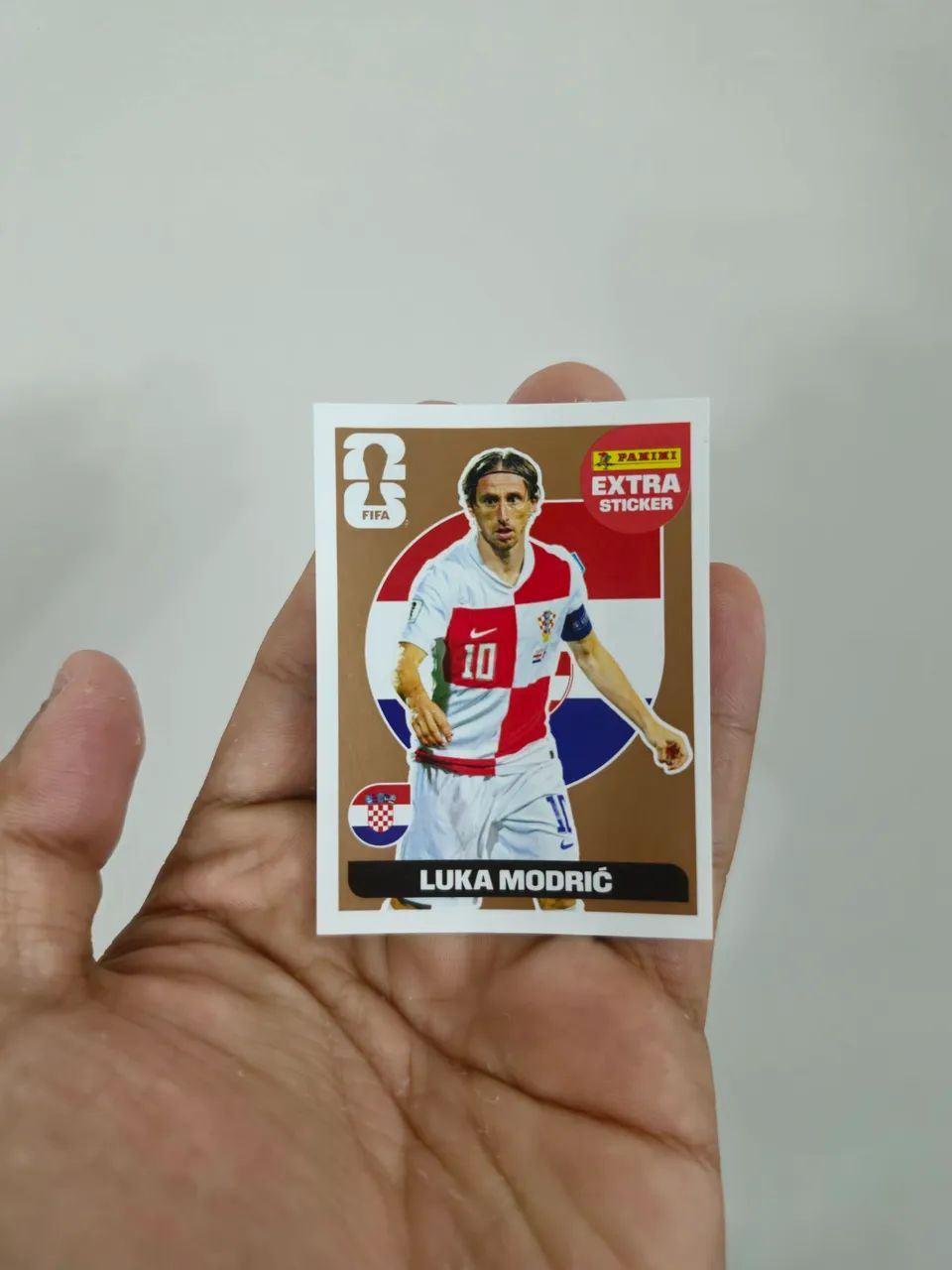 Figurinha Extra Sticker Bronze Luka Modric - Copa do Mundo FIFA 2026 Panini - Foto 3