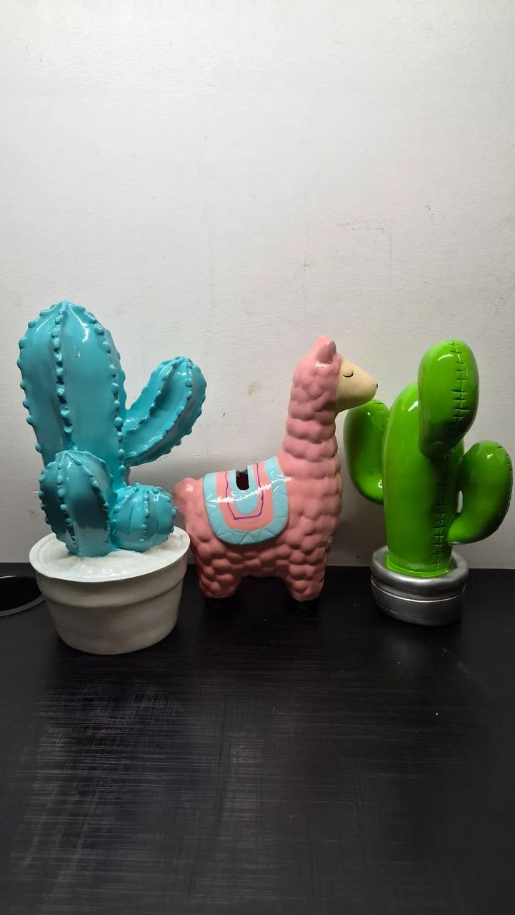 Kit cofrinho cactos e lhama - Foto 5