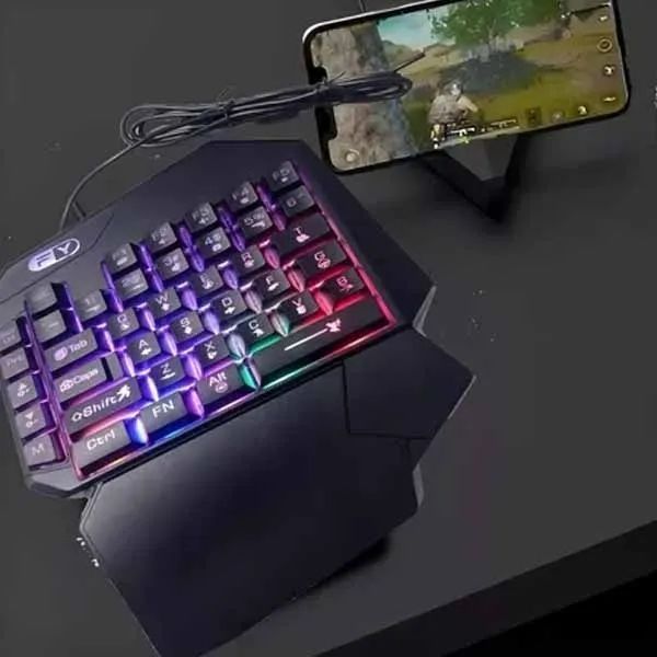 Teclado de 1 Mão Gamer 