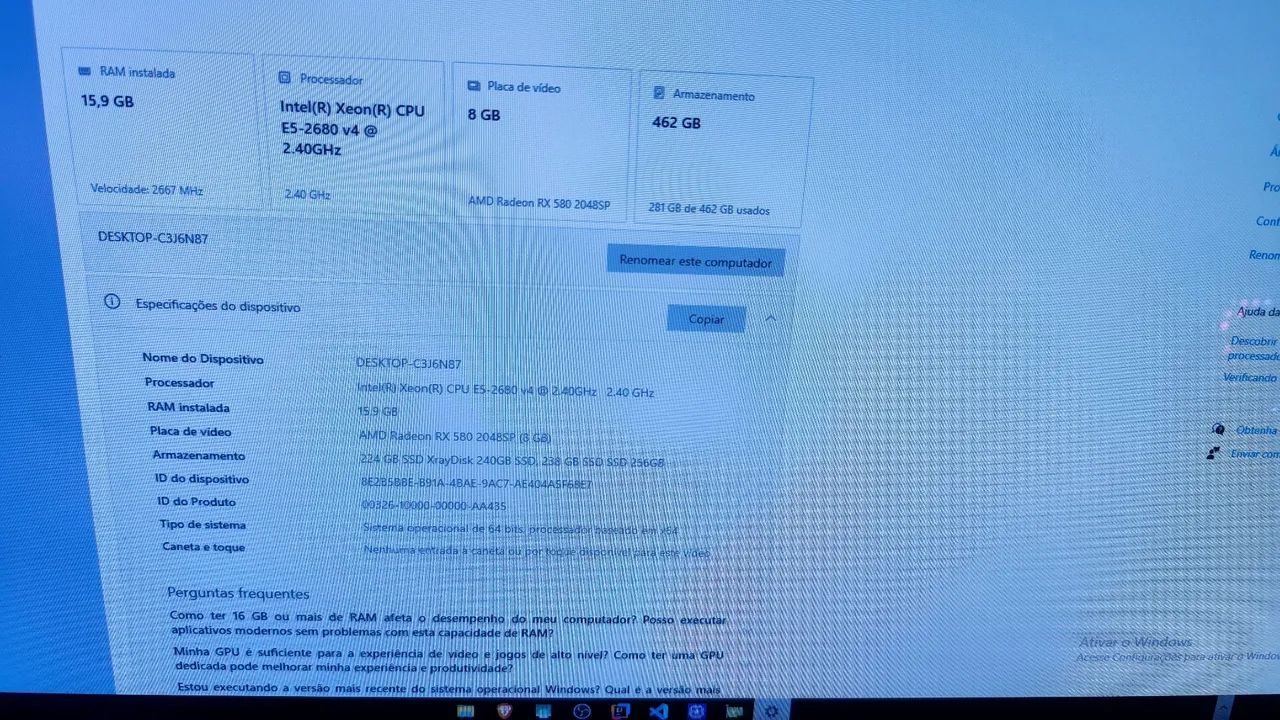 Oportunidade!! Computador gamer completo só pegar e usar! - Foto 4