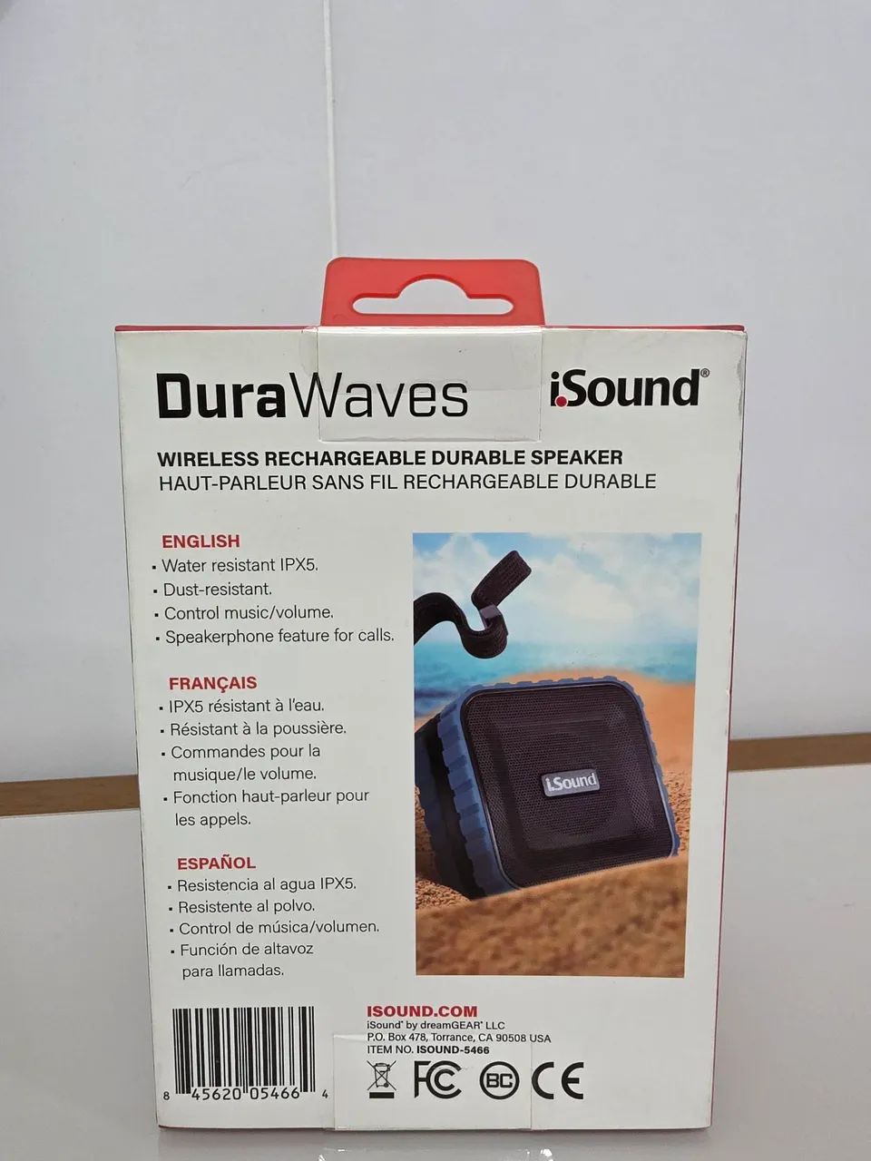 Caixa de som Bluetooth Durawaves Azul iSound - Foto 3