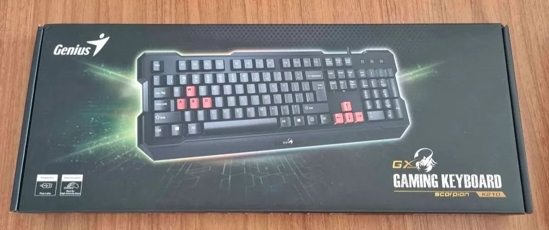 Kit Mouse e teclado gamer USB com fio - Foto 2
