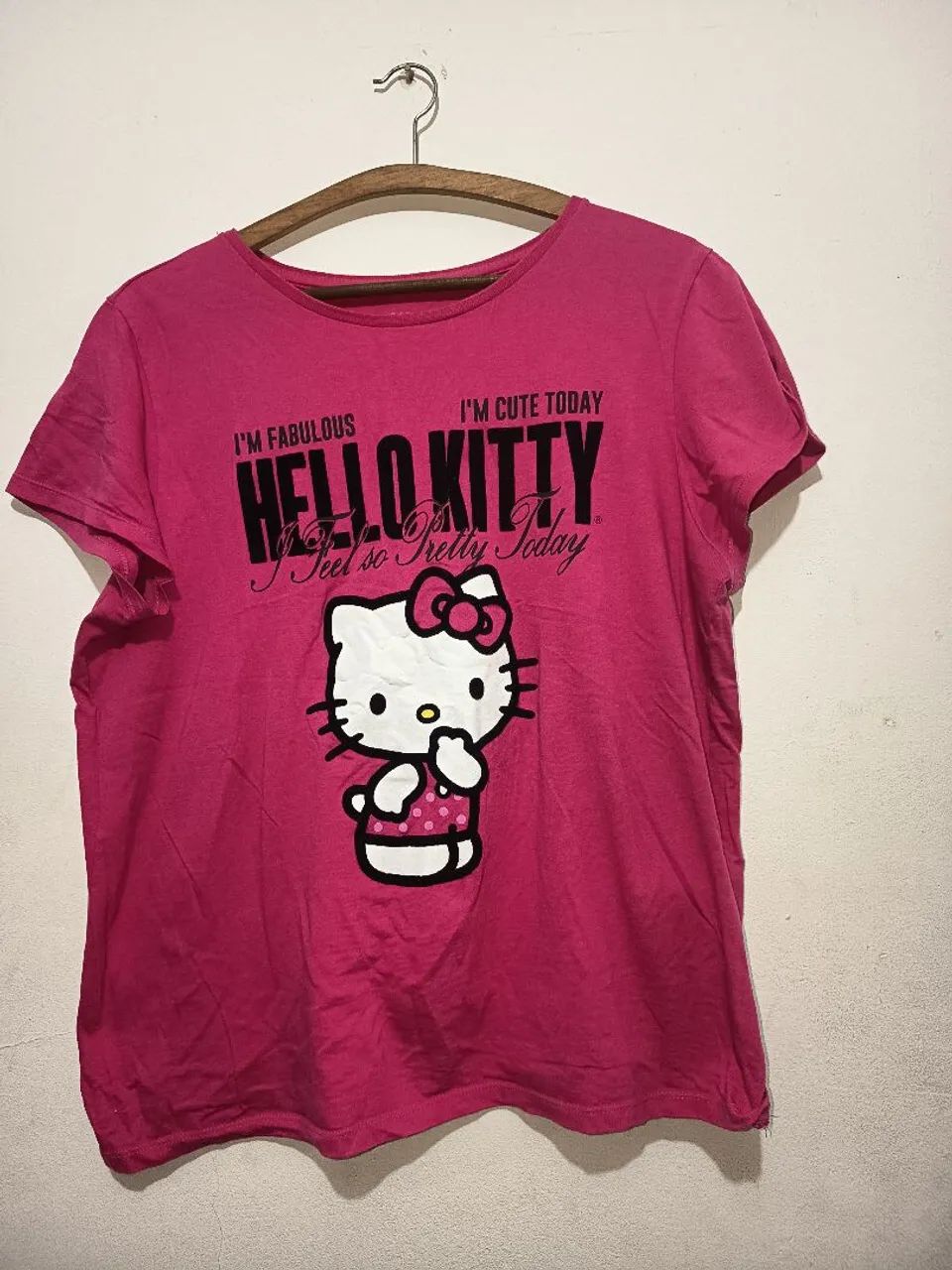 Blusa Hello Kitty rosa pink G C&A