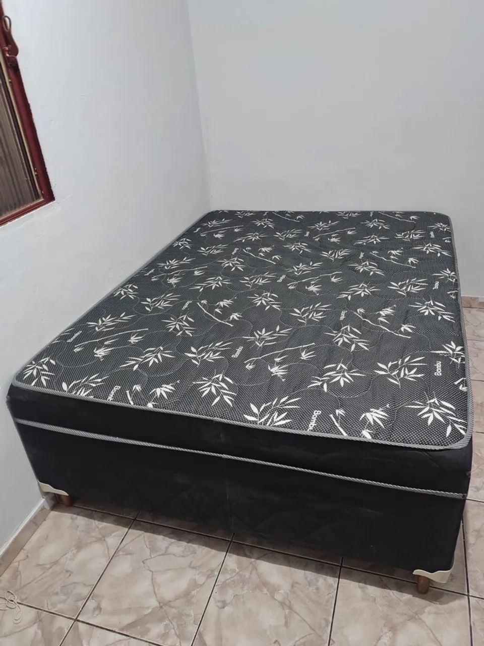Cama box casal conjugada 