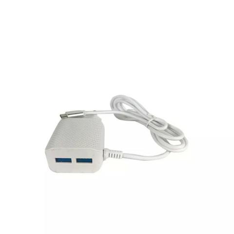 Carregador Carga Rápida Com Carregador Duplo Usb e Cabo V8 - Mega Infotech - Foto 2