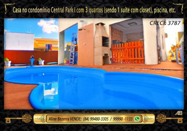 Duplex com piscina no central park, facilita negociação, 3 quartos, brinquedoteca, etc