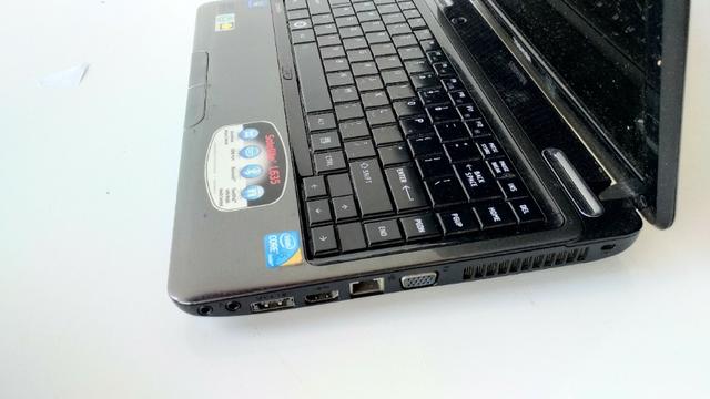 Toshiba i5+4gb+500hd + bateria nova e parcela no credito sem juros