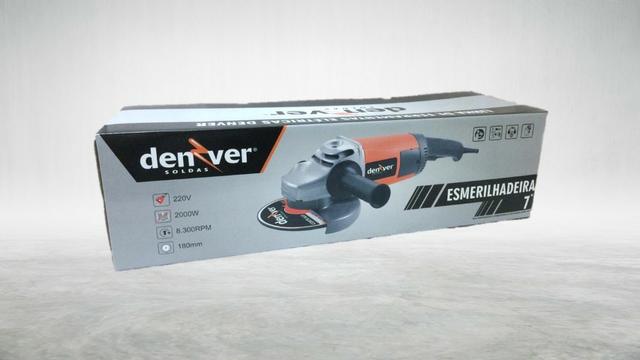 Esmerilhadeira Denver 4.1/2" 800W 110V - Foto 4