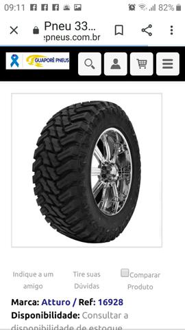 Pneu 33×12.50R17