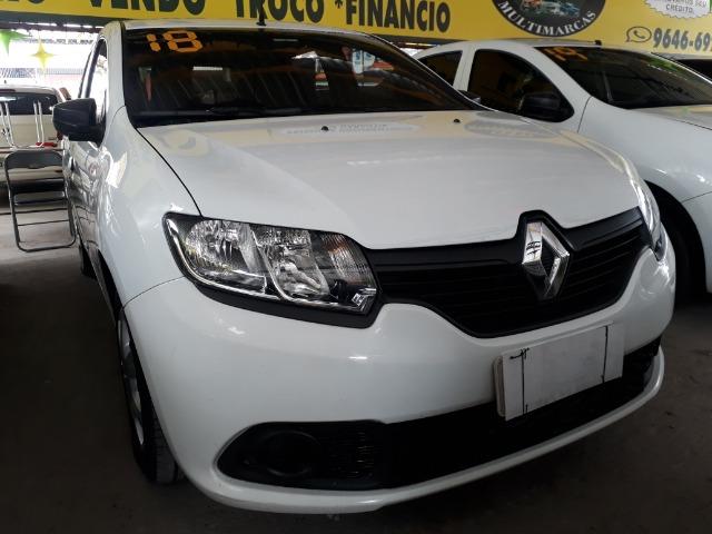 Black Friday*Somente no mês de Dezembro!!Sandero Authentique 1.0ano 2018 Branco*Completo - Foto 7