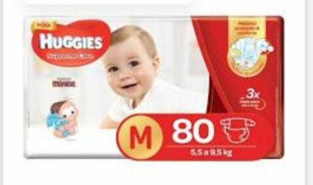 Fraldas Huggies tamanho M
