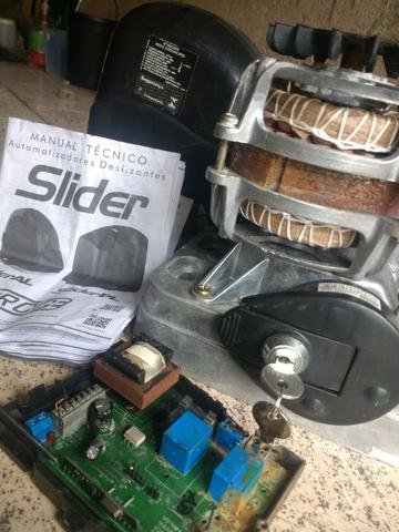 Motor portão eletrônico slider Al maxi speed 420w com placa com defeito - Foto 3