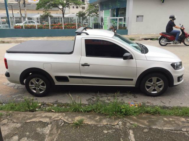 (SEM ENTRADA) Saveiro Trendline G6 CS 1.6 2015 Menos Ar - Foto 2