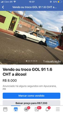 Gol quadrado ano 91 - Foto 2