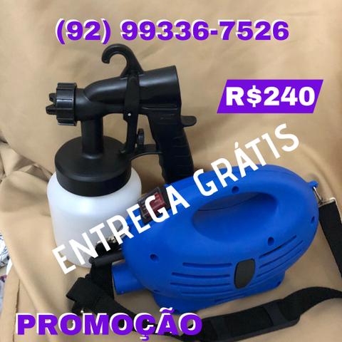 Pistola compressor de pintura portátil