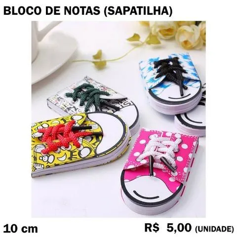 Bloco de Notas - Sapatinhos