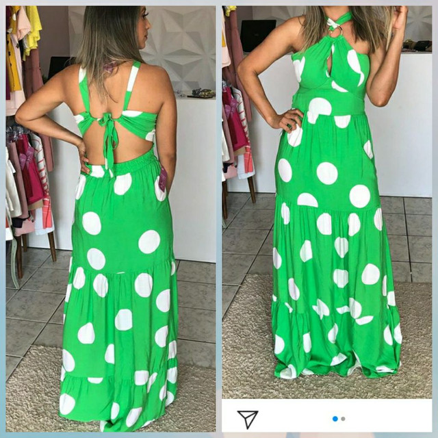 vestidos longos olx
