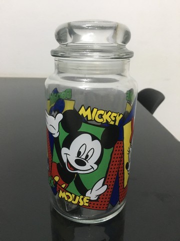 Bomboneire de vidro Turma da Disney - Rara 