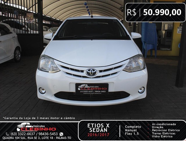 TOYOTA ETIOS 1.5 X SEDAN 16V FLEX 4P MANUAL