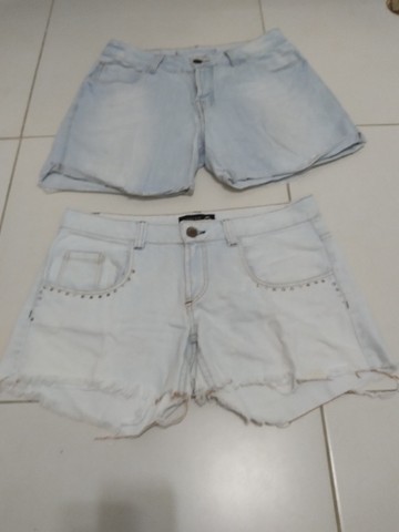 Dois Shorts Jeans Femininos Mercatto E Eclectic Tam. 42 - Foto 3