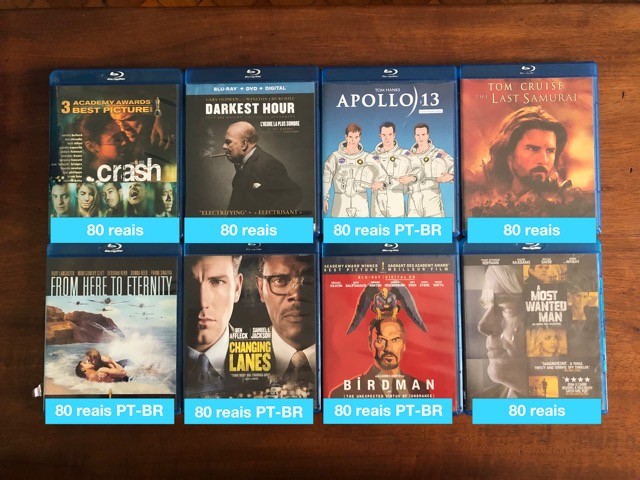 Blu-Rays importados Parte 3