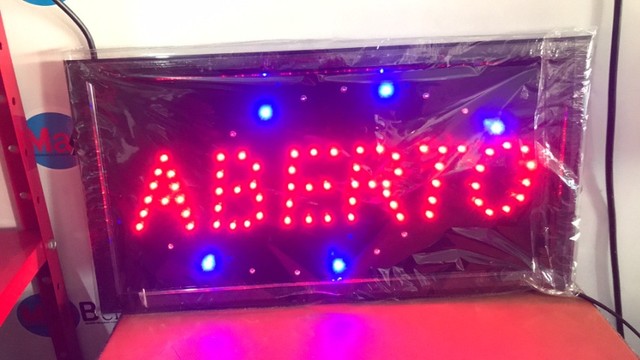 placa de led aberto - Foto 2