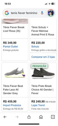 Tênis Fiever ORIGINAL feminino - Foto 2