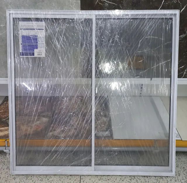 Janela 100x100 2 Folhas Branca