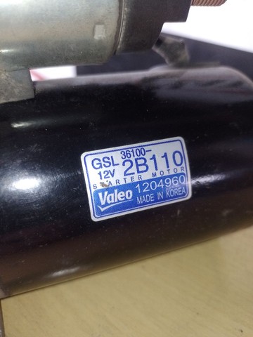 motor partida arranque Hyundai HB20 1.6 automático  - Foto 2