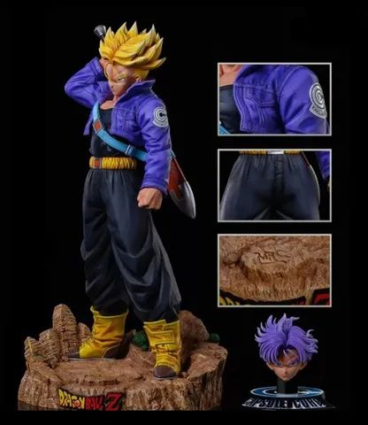 Boneco Miniatura Action Figure Dragon Ball Z Future Trunks SSJ